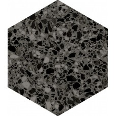 Керамогранит 37x32 DNA Tiles Terrazzo Graphite 123381