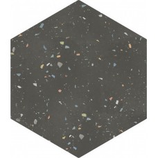 Керамогранит 37x32 DNA Tiles Terrazzo Graphite Colours 123386