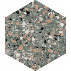 Керамогранит 37x32 DNA Tiles Terrazzo Teal 123384