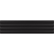 Плитка настенная 20x5 Equipe Costa Nova Onda Black Matt 28521