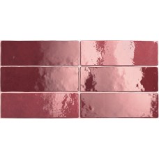 Плитка настенная 20x6.5 Equipe Artisan Burgundy 24467