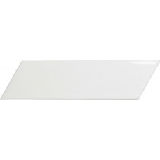 Плитка настенная 18.6x5.2 Equipe Chevron Wall White Mat Left 23351