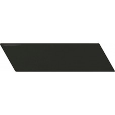 Плитка настенная 18.6x5.2 Equipe Chevron Wall Black Matt Right 23367