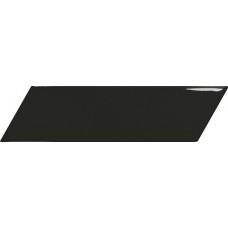 Плитка настенная 18.6x5.2 Equipe Chevron Wall Black Left 23356