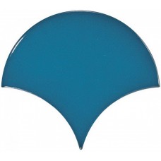 Плитка настенная 12x10.6 Equipe Scale Electric Blue Fan 23841