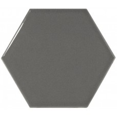 Плитка настенная 12.4x10.7 Equipe Scale Hexagon Dark Grey 21913