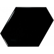 Плитка настенная 12.4x10.8 Equipe Scale Benzene Black 23833