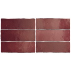 Плитка настенная 20x6.5 Equipe Magma Burgundy 24967