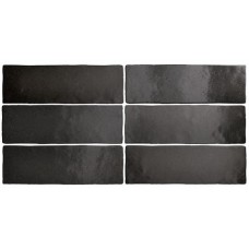 Плитка настенная 20x6.5 Equipe Magma Black Coal 24962