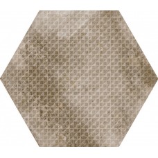 Керамогранит 29.2x25.4 Equipe Urban Hexagon Melange Nut 12 вариантов паттерна 23602