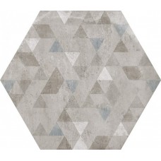 Керамогранит 29.2x25.4 Equipe Urban Hexagon Forest Silver 9 вариантов паттерна 23615