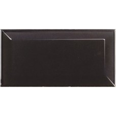 Плитка настенная 15x7.5 Equipe Metro Black Matt 14263