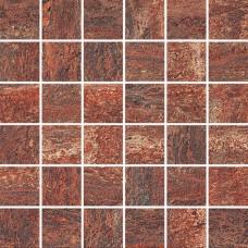 Мозаика 30x30 Italgraniti I Travertini Mosaico Rosso Vein Cut 9mm TR073MA