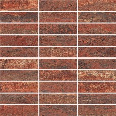 Мозаика 30x30 Italgraniti I Travertini Muretto Rosso Vein Cut 9mm TR07MB9