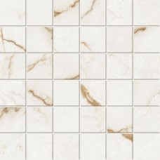 Мозаика 30x30 Атлас Конкорд Forte Dei Marmi Quark Sahara Blanc Mosaic Лаппатированная 610110001183