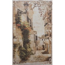 Плитка декор Palermo Beige Бежевый 02 Unitile Шахтинская Палермо 40x25