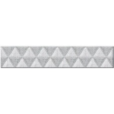 Плитка бордюр Illusio Grey Geometry Азори 31.5x6.2