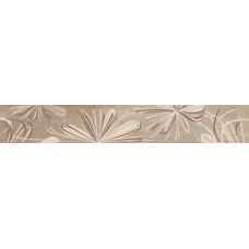 Плитка бордюр Sonnet Beige Flower 42 Шт Азори 50.5x6.2