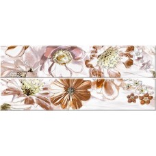 Плитка Комплект бордюров Из 2 Частей Dream Mocca Floret Азори 60x6.2