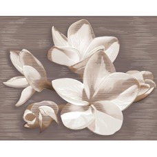 Плитка панно Из 2 Частей Amati Plumeria Alba Азори 50.5x40.2