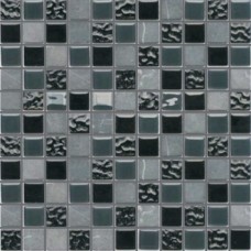 Мозаика Piranesi Stone & Glass Series 13335029 серый полированная неглазурованная 30x30