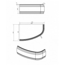 Панель для ванны фронтальная JOANNA 140 универсальная