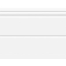 Плинтус керамический Gracia Ceramica Liberty 010300000209 белый матовая глазурованная 25x20