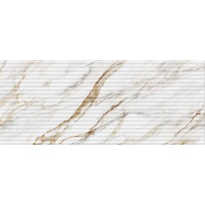 Плитка настенная Ideal White Белый 02 Рельеф Глянцевая Gracia Ceramica 60x25