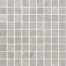 Плитка мозаика Kerranova Limestone K-1005/LR/m01/300x300x10 серый лаппатированная глазурованная 30x30