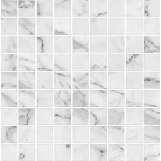 Плитка мозаика Kerranova Marble Trend K-1000/MR/m01/300x300x10 белый неполированная матовая глазурованная 30x30