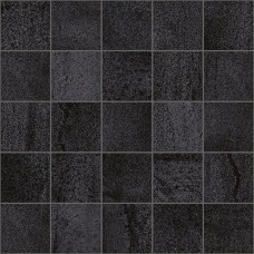 Плитка мозаика Laparet Metallica MM34034 черный матовая глазурованная 25x25